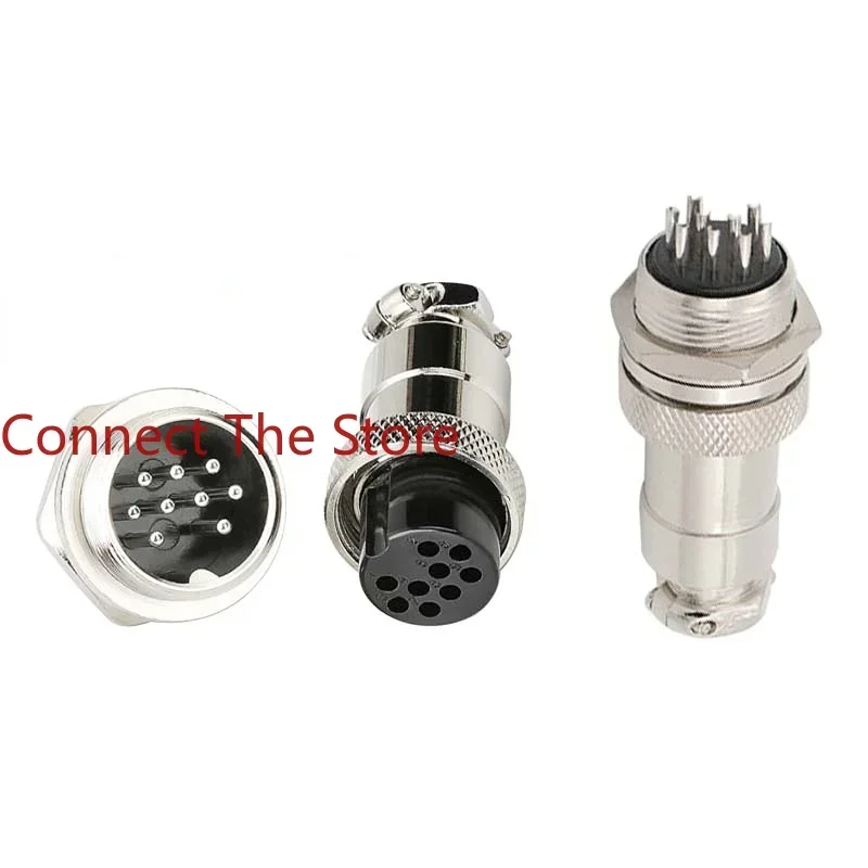 1PCS Aviation Connector GX20-9P Plug Socket M20-9P Power 10A