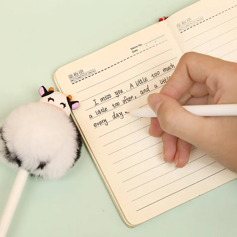  Cow Press Gel Pen Office Stationery Ball Pen Student Examination Cow Water Pen Glass pen