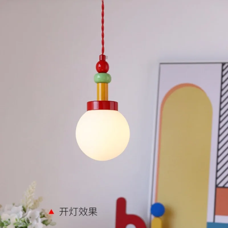 

Nordic Bedroom Children's Room Study Hotel Homestay Lighting Fixtures Memphis Vintage Medieval Colored Living Room Wall Lamp