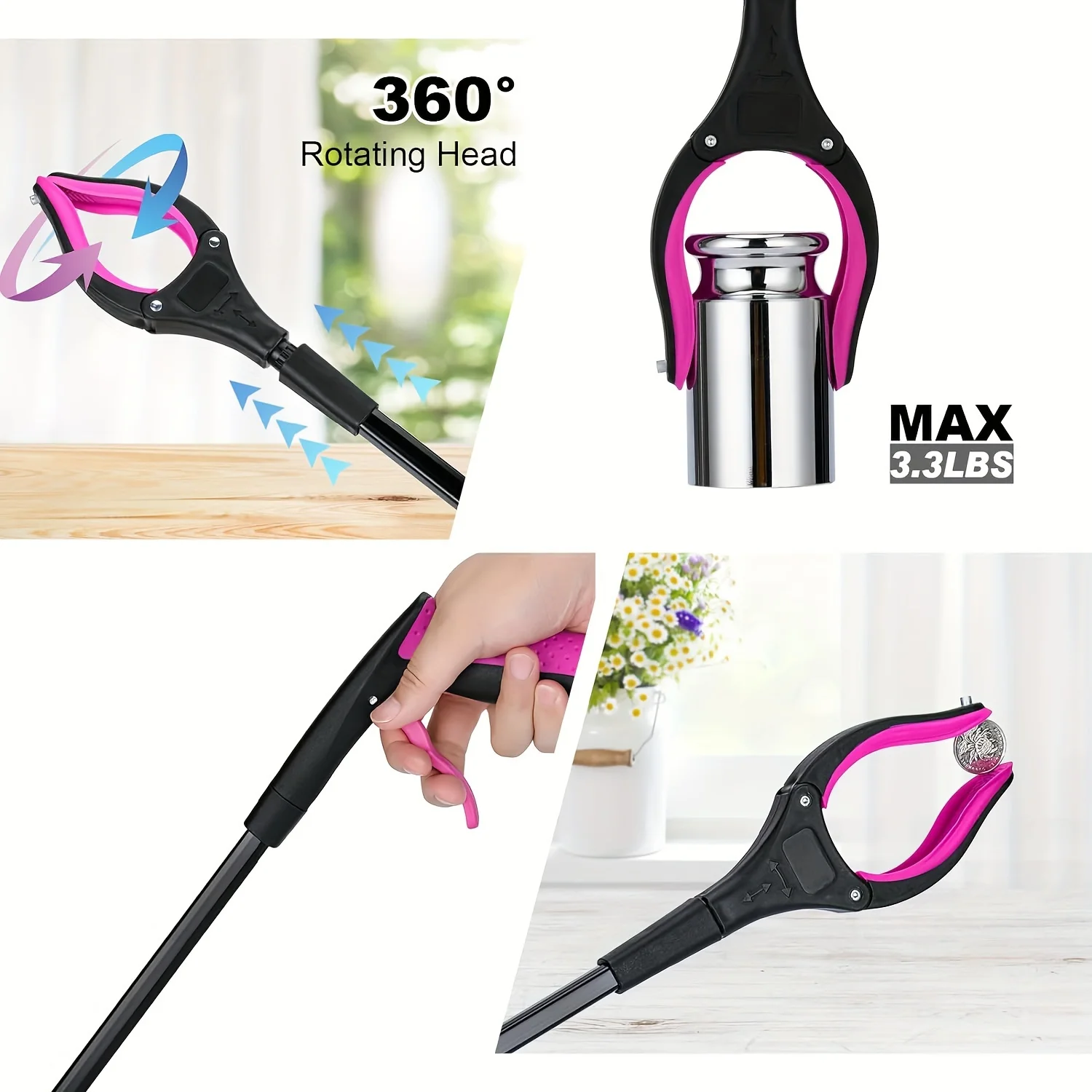 Alat Penjepit Aluminium Tugas Berat 32 Inci - Pembersihan Komersial