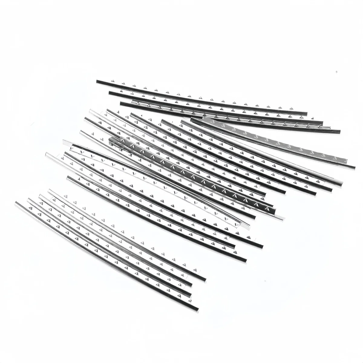 Miwayer Guitar Frets Wire Set Nickel Silver 1.6/1.8/2/2.2/2.4/2.7/2.9mm, 18-24pcs Guitar Fretwire for Fret Replacement & Repair