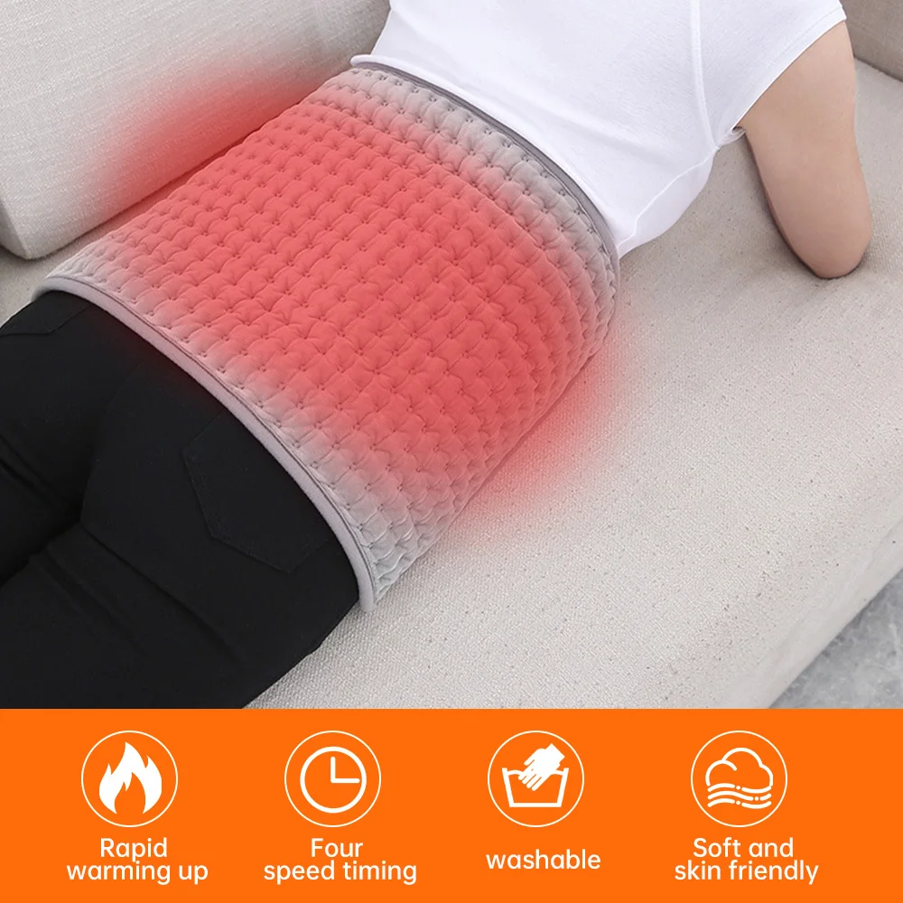 Electric Heating Pad Warm Physiotherapy Thermal Blanket Office Home Temperature Control Waist Belt Warming Back Hand Leg Abdomen