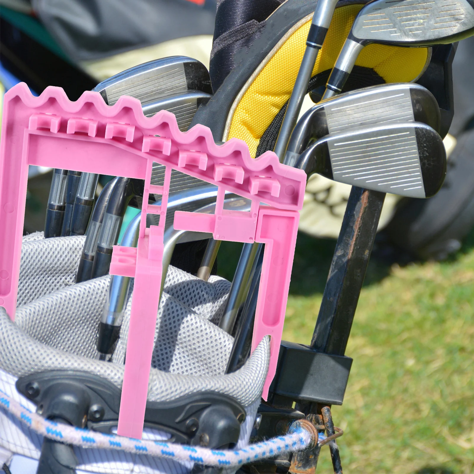 

Golf Club St 1 Piece Pink Golfing Accessories Golfs Club Storage Rack Holder Lightweight Durable Portable Shelf