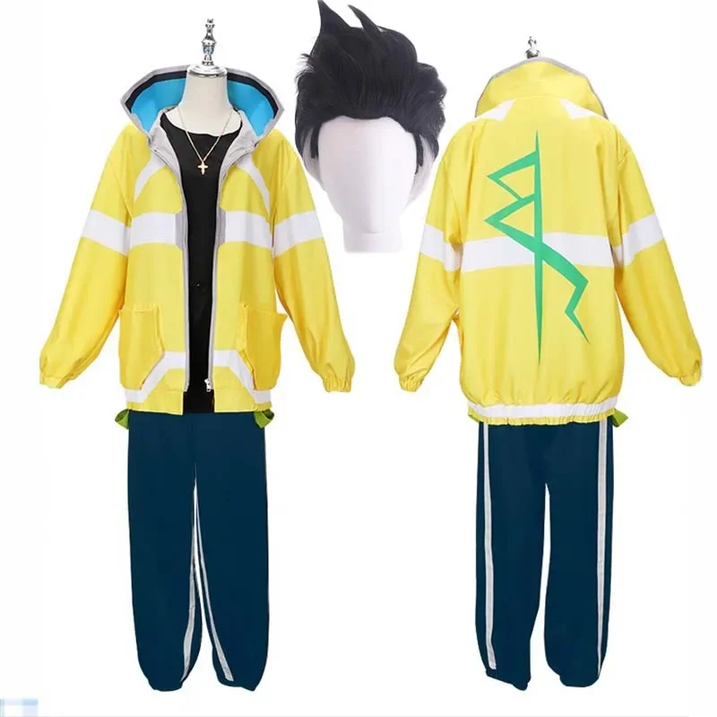 

Game Anime David Martinez Cosplay Costume Jacket Pants T-shirts Pants Wig Synthetic Fiber Party Halloween David Full Set