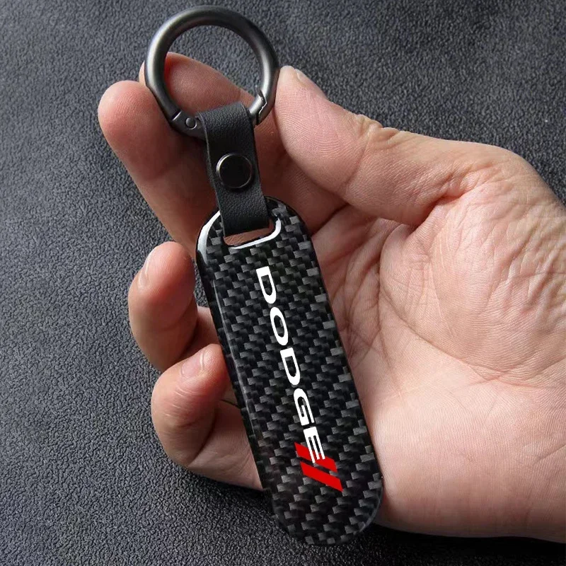 Para Dodge Challenger calibre viaje Ram 1500 estilo de coche personalizado emblema llavero de coche accesorios llavero