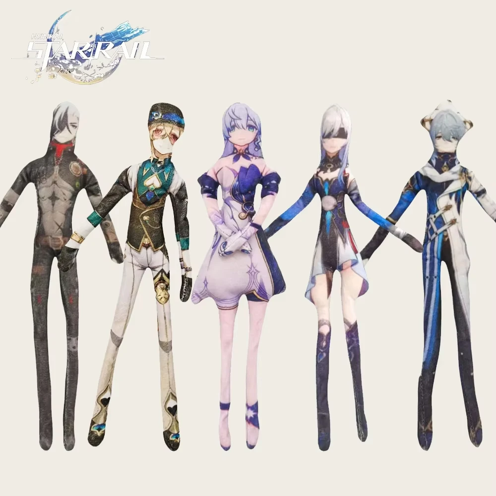 

Honkai Star Rail Aventurine Blade Boothill Robin Game Cosplay Doll Plush Stuffed Flexible Iron Wire Abstract Figure Dolls Gifts