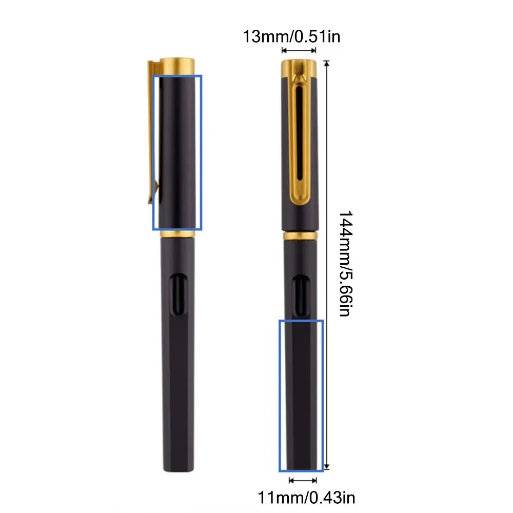 Creative 0.5MM Black Ink Gel Pen Quick Drying Correct Posture Writing Ballpoint Pen Smooth Writing Writing Tools Gift