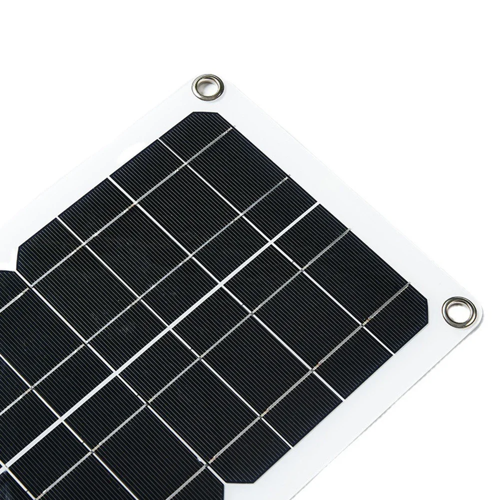 

For Car Solar Battery Charger Portable Solar Charger Outdoor Use Black Easy Installation Waterproof 12V Output
