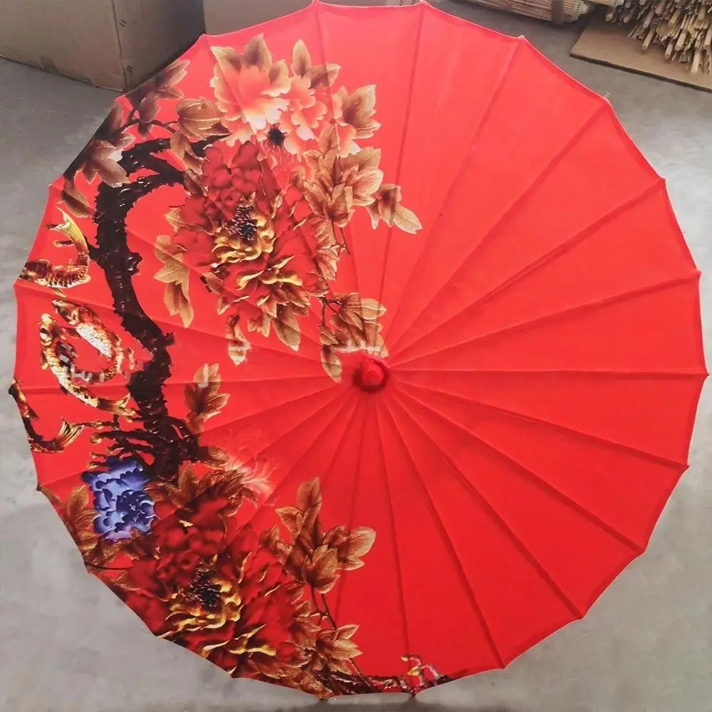 Chinese Antique Style Oiled Paper Umbrella 10 Colors Women Decorative Umbrella Dance Performance Umbrella Dance Performance