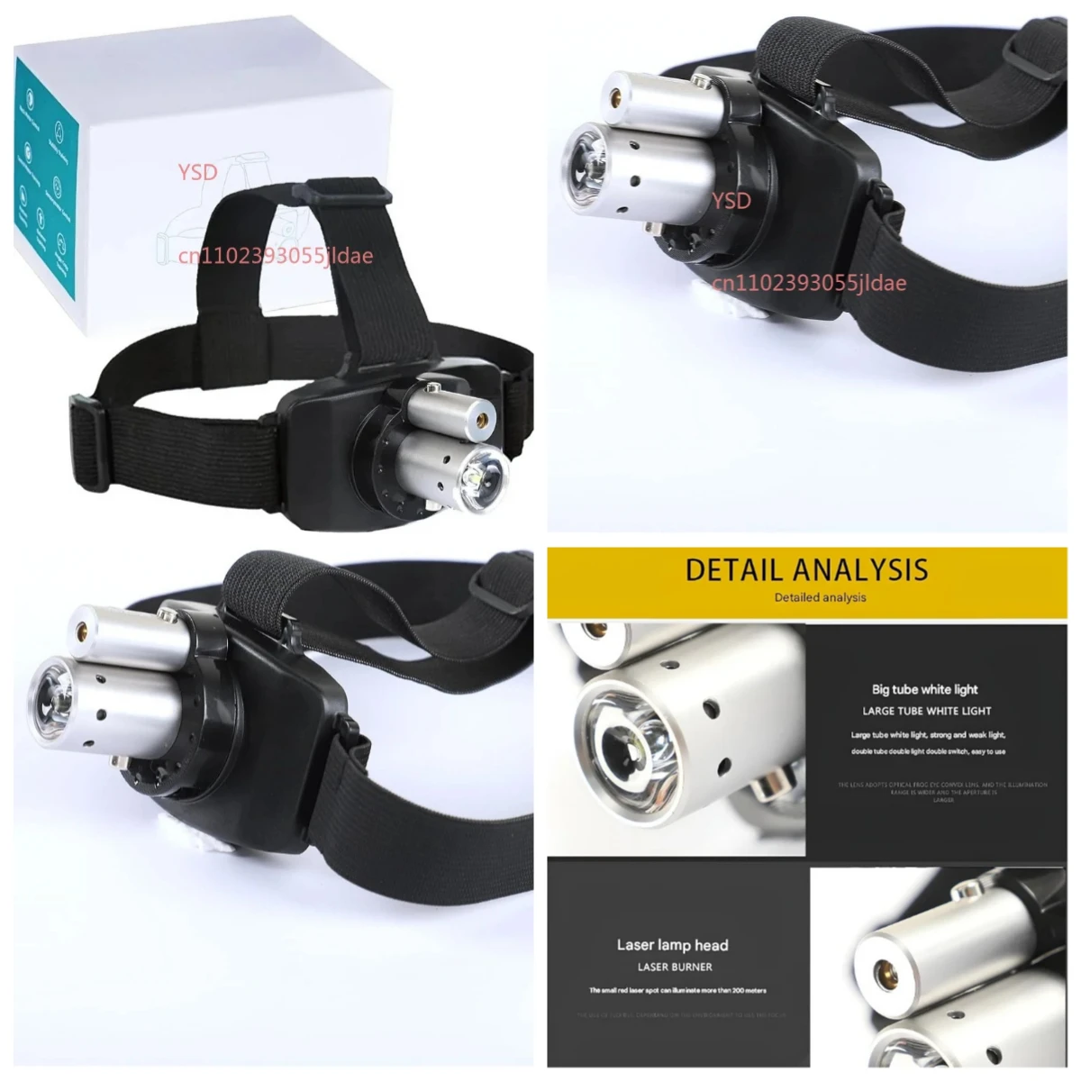 Laser Headlamp Motion Perception Rehab Device | Dynamic Brain Nerve Control Training Tool