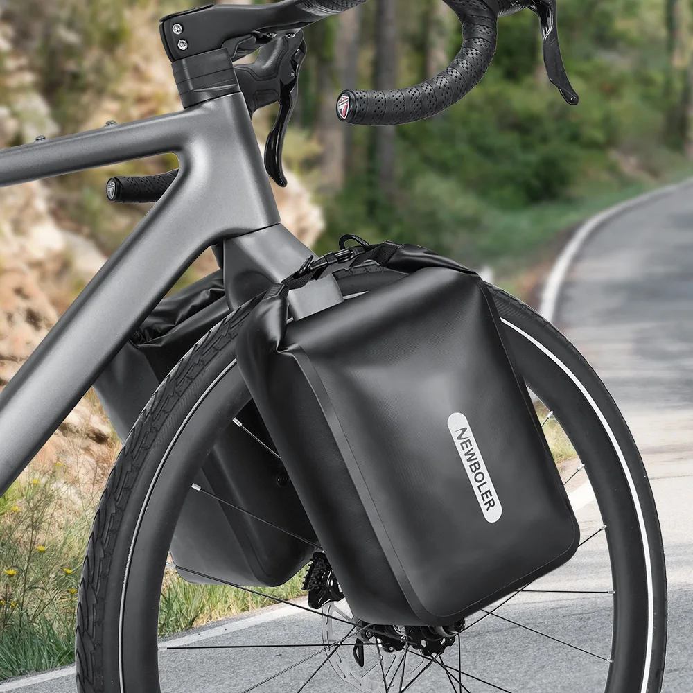 NEWBOLER 10L Elektrische Jagd Fahrrad Tasche Wasserdichte Fahrrad Quick Release Gabel Tasche Elektrische Fahrrad Tasche Outdoor Fahrrad Front Tasche – Detail 9