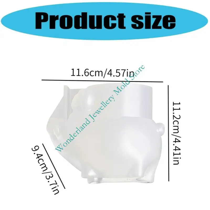 H7EB Leicht zu lösende Form in Wildschweinform, detailliertes Design für die Kunstharzherstellung, Schmuckherstellung und