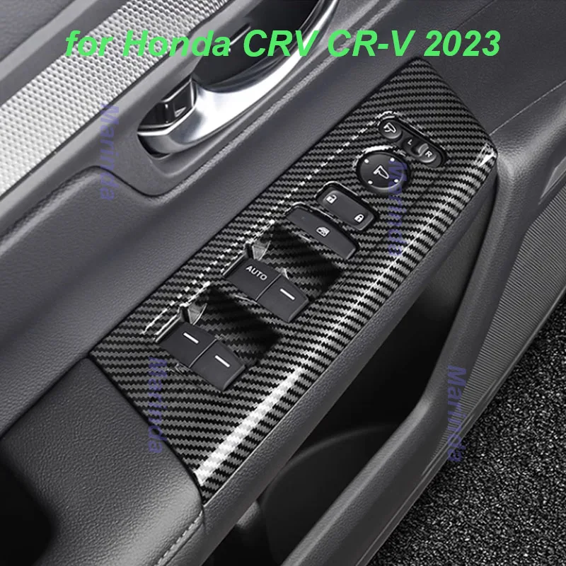 

Car Door Window Lift Panel Frame Cover for Honda CRV CR-V 2023 Wear-resistance Protective Frame Interior Accessories