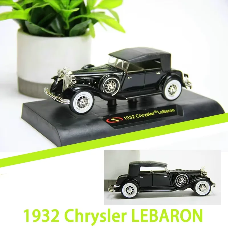 

Подпись масштаб 1:32 1932 Chrysler LEBARON, модель автомобиля из сплава, классический сувенир для взрослых, статический дисплей, подарки, коллекция игрушек