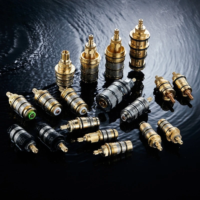 

All-copper Thermostatic Valve Core Solar Hot and Cold Temperature Control Maintenance Faucet Valve Core