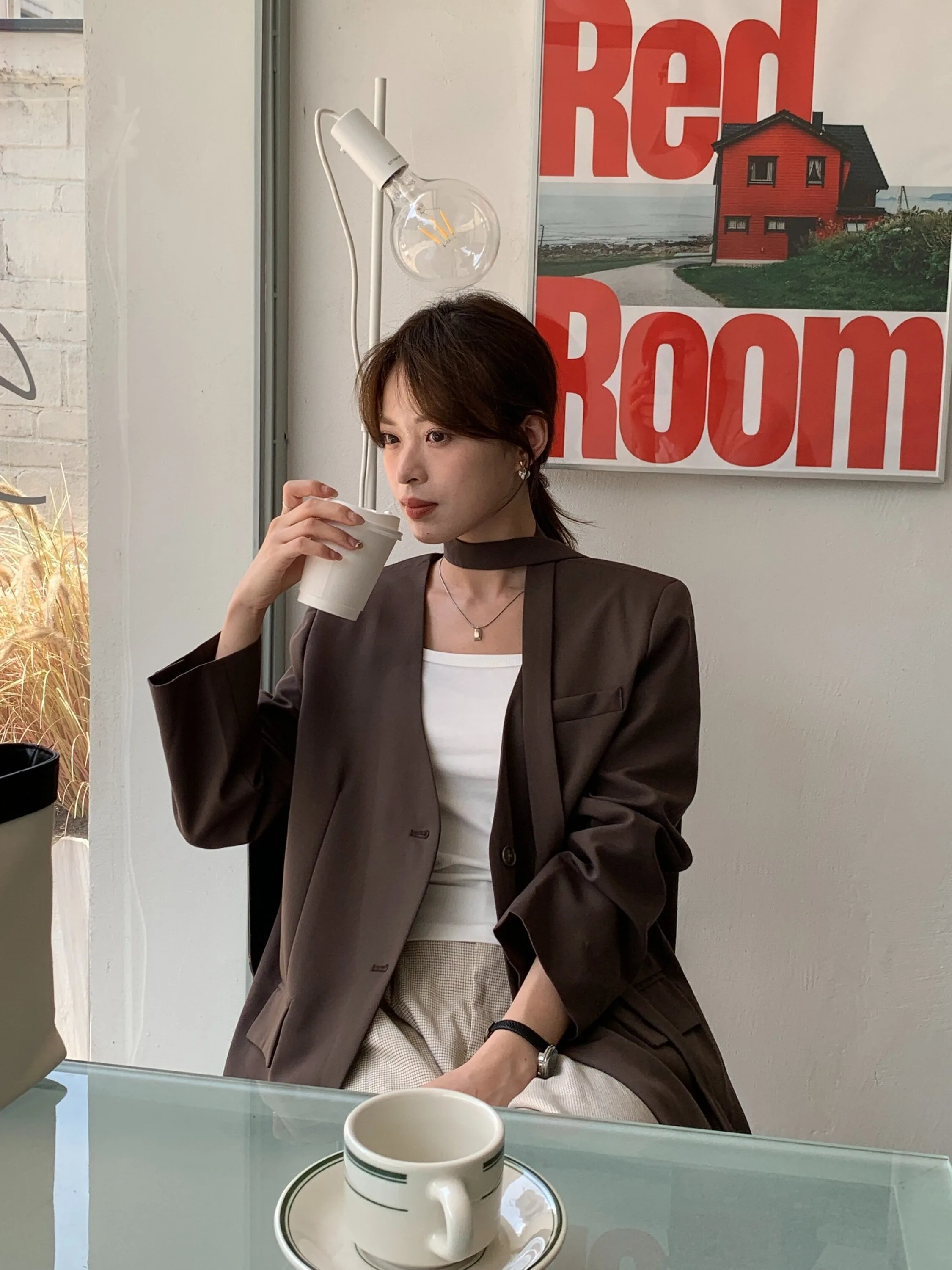 Early Autumn Women's  Casual Salt System Style Lightweight Mature Fashion Korean Style Sweater Coat for All Seasons