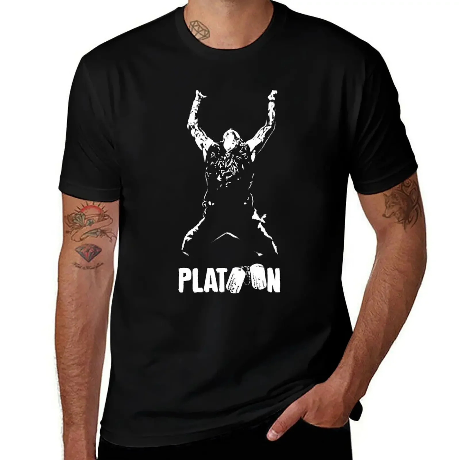 Platoon T-Shirt summer top anime figures mens big and tall t shirts