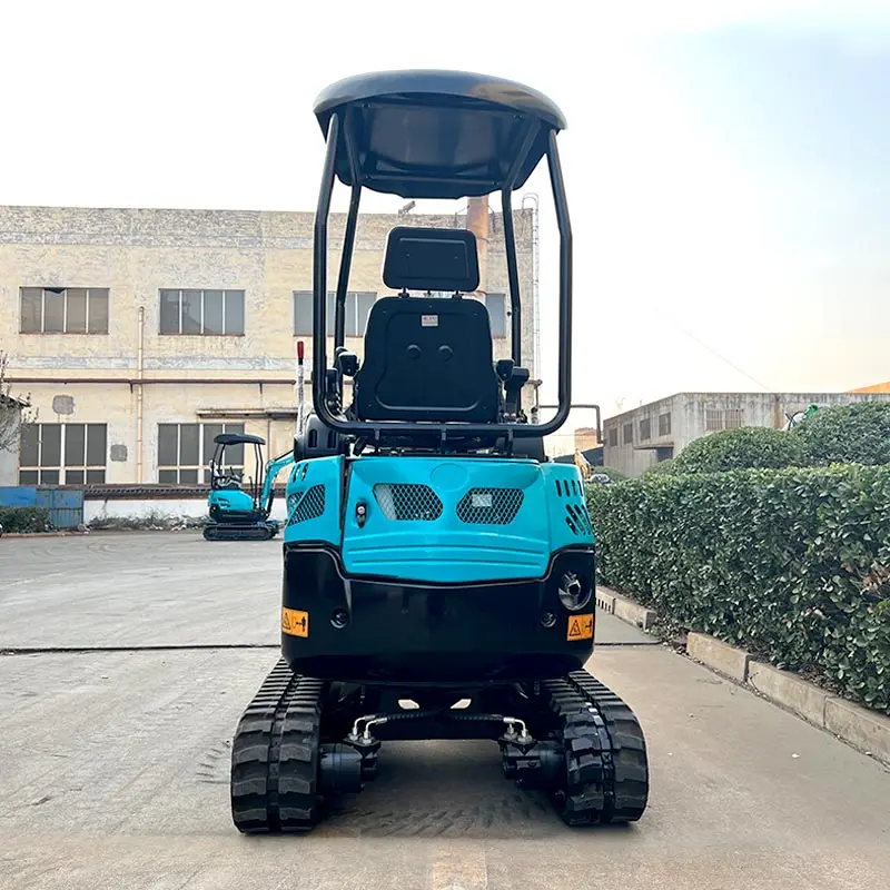 Mini Skid Steer Loader with Tiller Attachment for Garden Soil Preparation Mini Skid Steer Loader