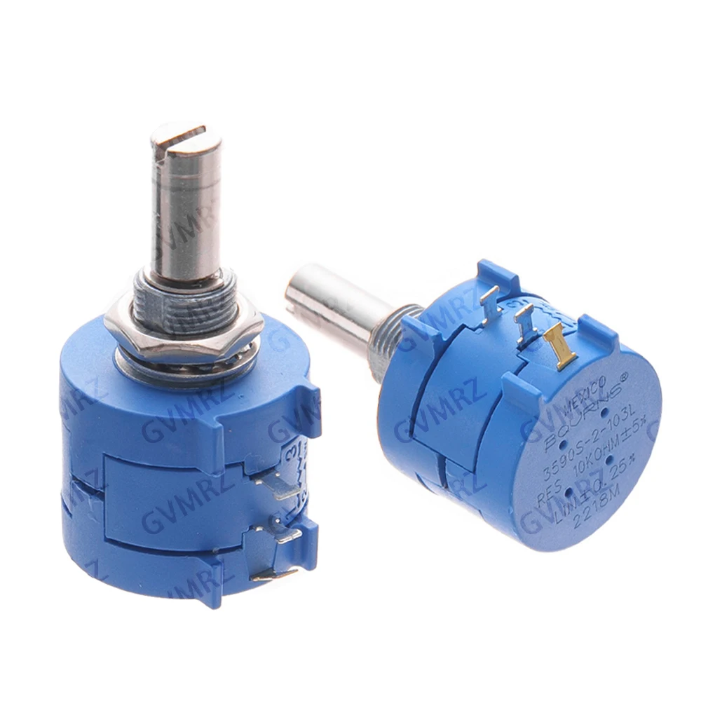 3590S 1K 100K 10K  500R 50K 10K 5K 2K 200R 10K Precision Potentiometer Wirewound Variable Resistor Multi-Turn 200R 20K