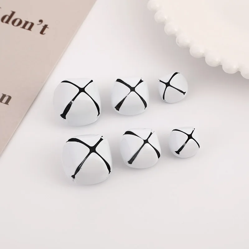 

Декоративный колокольчик Cisas Candy Color Baked Paint Cross White Bell, круглый, для домашнего декора, современное искусство