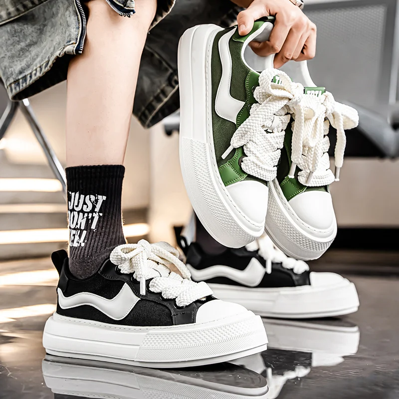 Nowe męskie buty deskorolkowe, sneakersy, buty do skateboardingu, buty codzienne Boost, antyzapachowe, wygodne, trwałe, antypoślizgowe, klasyczny styl, rok 2025.