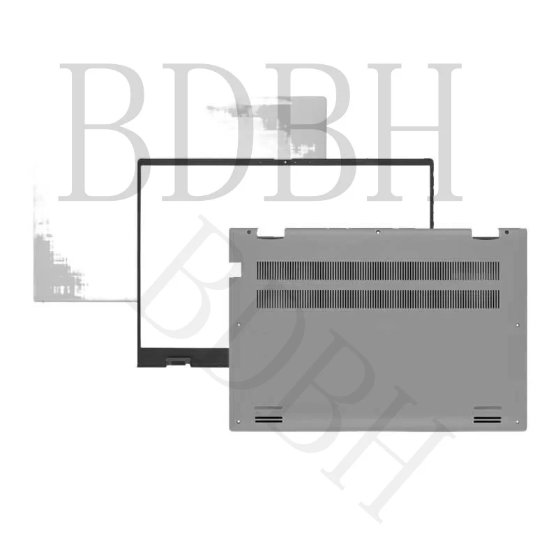 New 04K89P For Dell Inspiron 5310 Laptop LCD Screen Back Cover Front Bezel Bottom Cover Hinges Metal Shell Replacement Parts