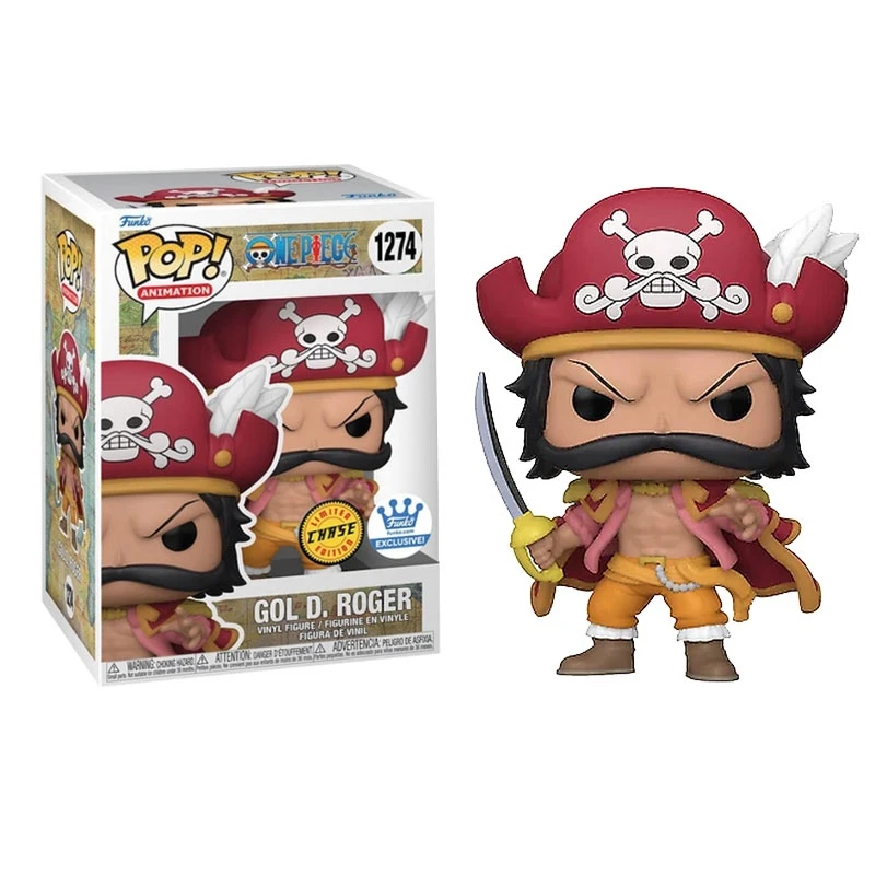 FUNKO POP-juguete de una pieza, barba blanca, 1270 limitada, Gol D. Figura de acción de juguete para niños, modelo de juguete para regalar Eustass 1274 de Roger 1287