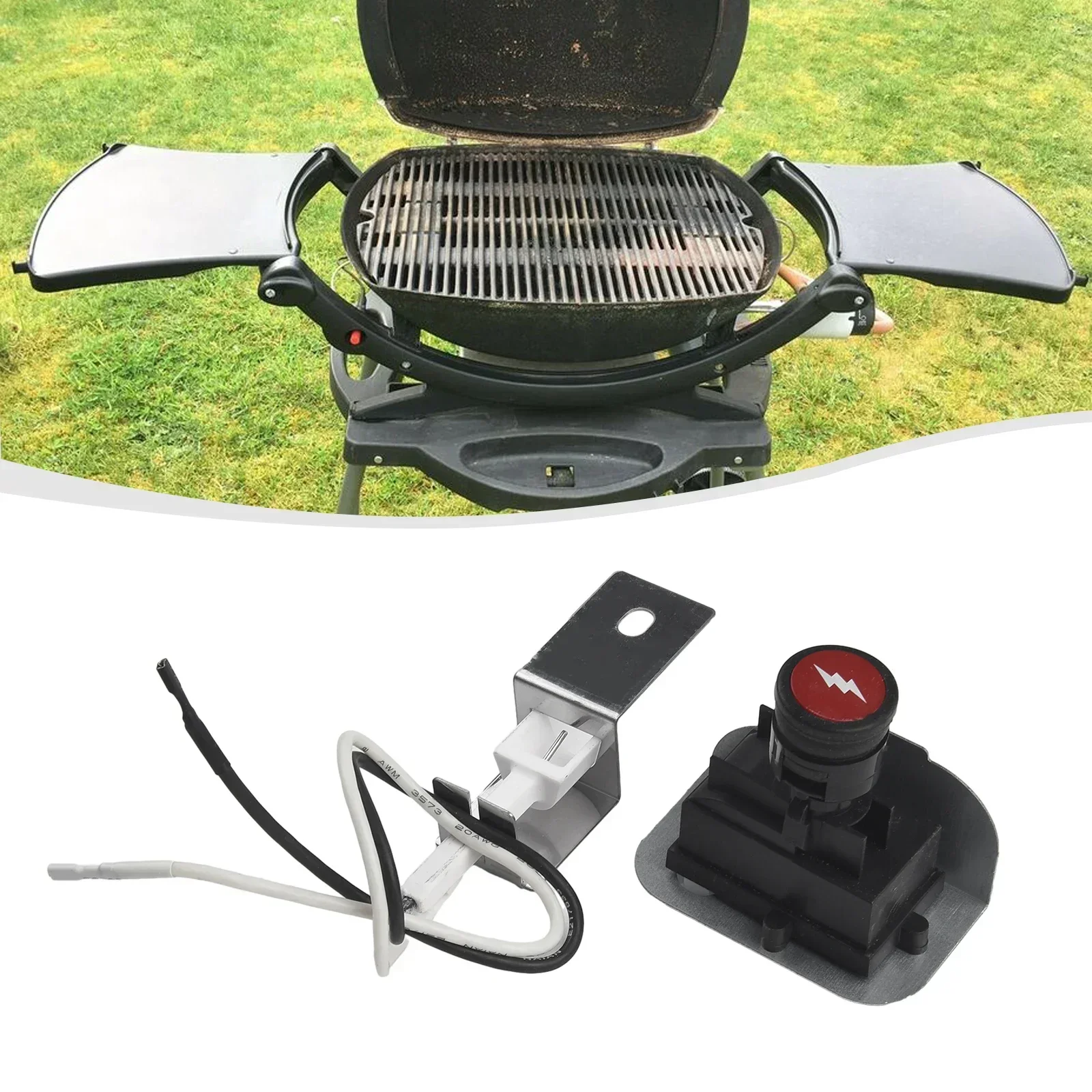 

Gas Grill Replacement Ignition Kit For Weber Q1200 Q2200 64868 Electronic Ignition Kit BBQ Accessories