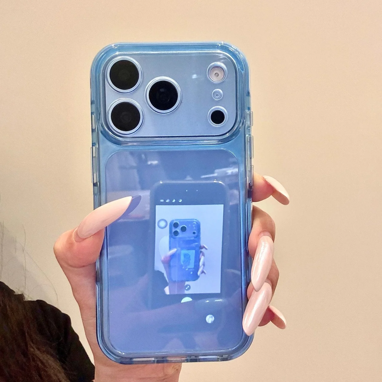 Luxury Solid Color Frame Clear - огляд і ціна Clear Shockproof Bumper Case