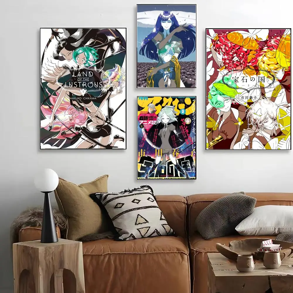 Anime fantasy L-Land of the Lustrous Poster HD Decorative Wall Art for Living Room Bedroom Café Stylish Home Décor Gift