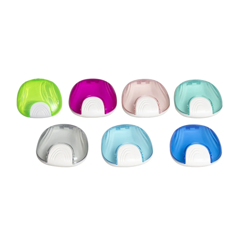Pressing shell shaped denture box, retainer, dental sleeve box, shell shaped denture box, dental guard box, denture placement bo