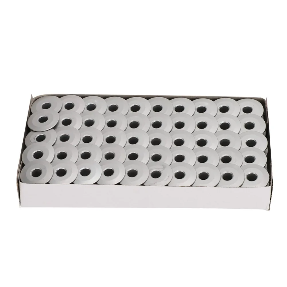 

Aluminum Metal Bobbins Sturdy Heavy Duty Flat Embroidery Bobbins Precision Industrial Sewing Machine Bobbins Industrial Sewing