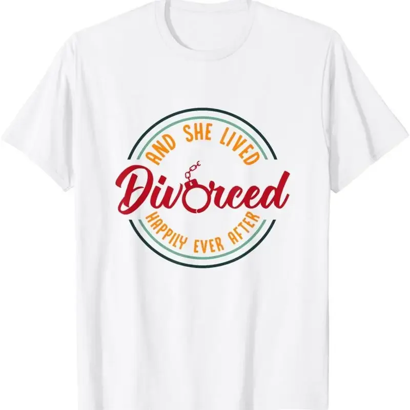 And She Lived Happily Ever After Funny Divorced Divorce Bff T Shirt