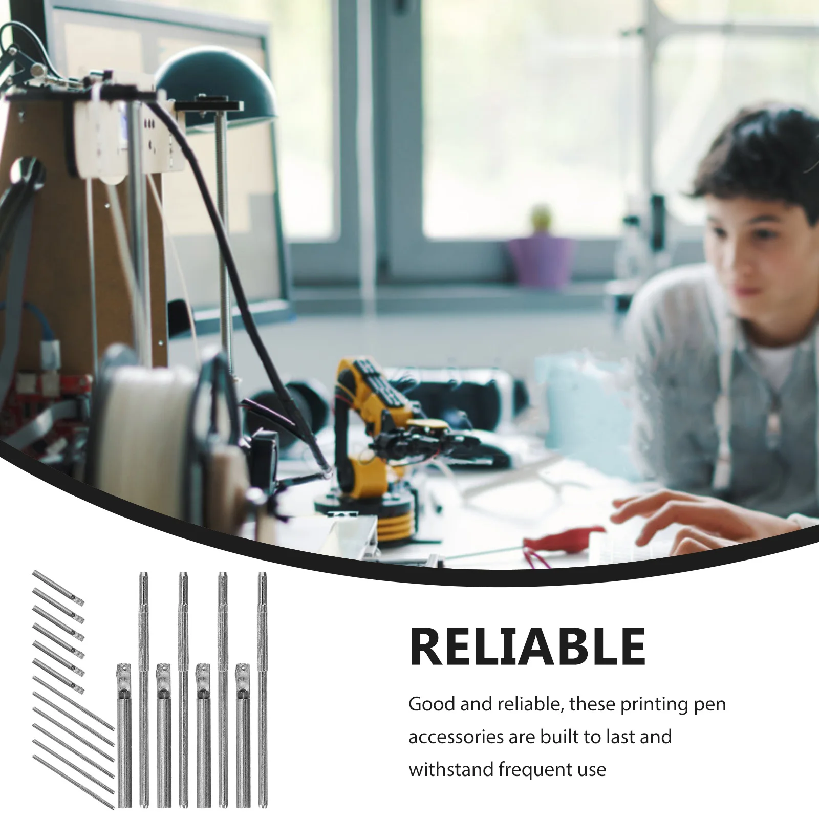 

3D Printing Pen Accessories Machine Fixing Needle Written Replacement Metal Plastic
