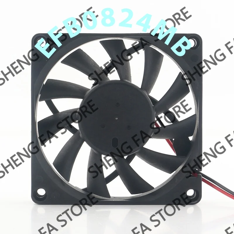 cooling fan EFB0824MB Delta 12V 48V DC 24V 0.14A AC EC 8015 80X80X15MM 8CM inverter Industrial quiet large air volume axial flow