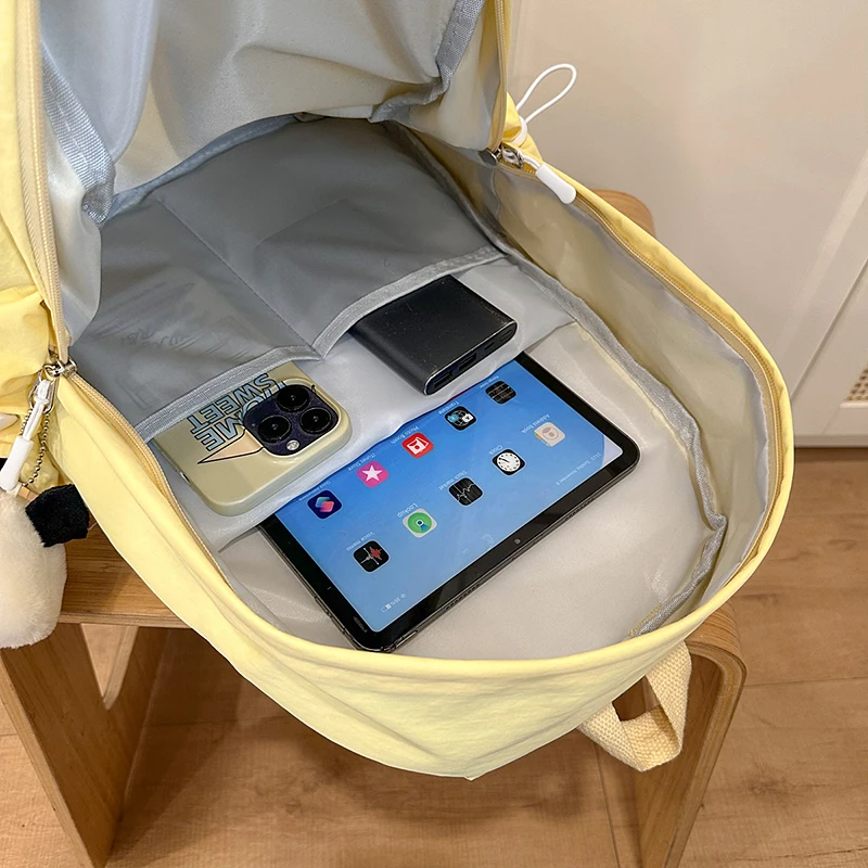 حقائب ظهر للكمبيوتر المحمول حقيبة ظهر مدرسية جامعية للنساء حقيبة رجالية للسفر والعمل Daypack حقائب كتب كبيرة من النايلون للمراهقين