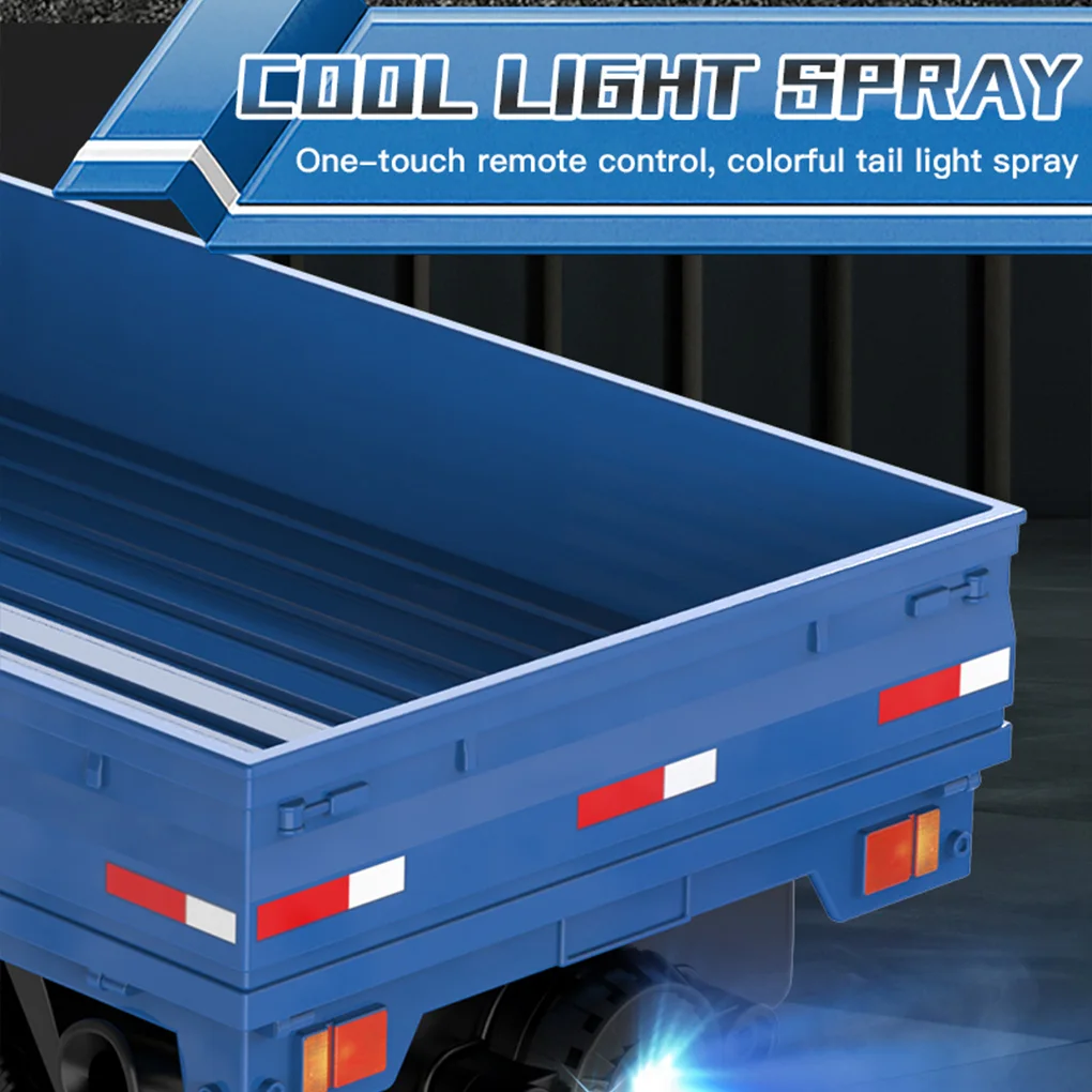 RC KF31 1/18スケールカー ミニカーゴトラック スプレーライト付き リモコン ドリフト機能搭載 車両模型 おもちゃ 子供向けギフト