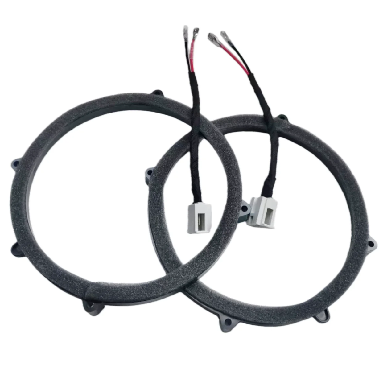 2PCS Suitable for Benz V-class Special Vehicle 6.5 Inch Bass Door Horn Non-destructive Modification ABS Support Gasket