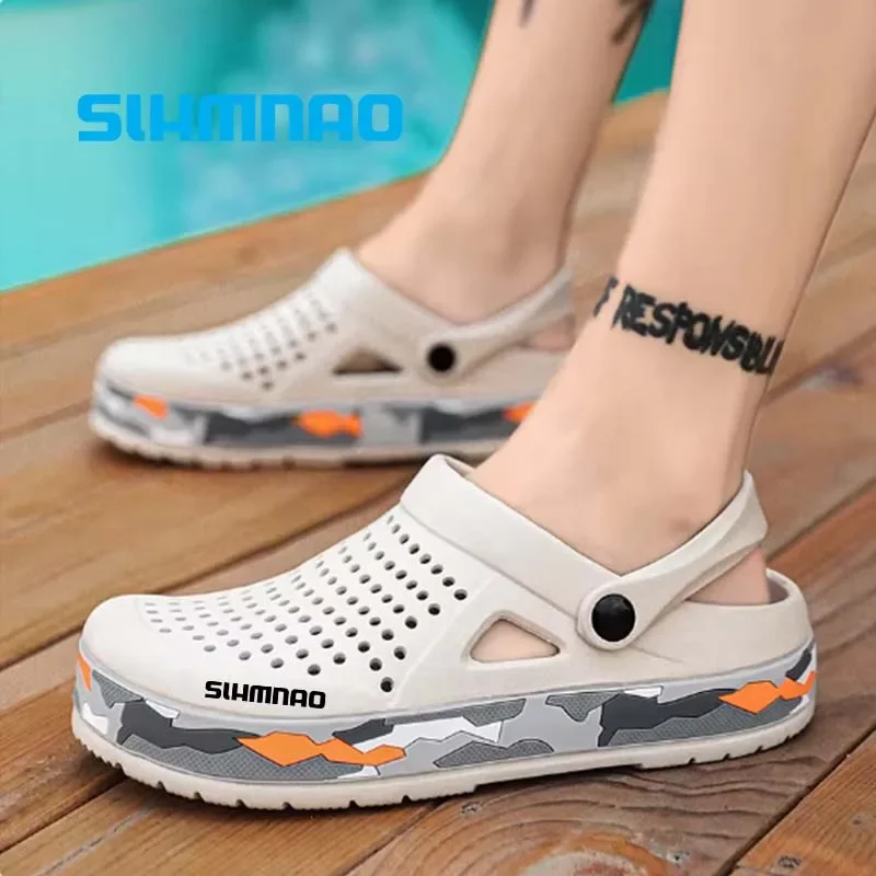 

2025 Outdoor Anti Slip, Wear-resistant, Breathable Fishing Slippers, Lightweight and Breathable Toe Sandals, Summer Beach Casual