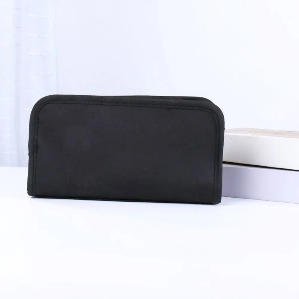 Nylon RFID Blocking Passport Wallet Organizer Travel Case Holder For Flight Tickets ID Cards Minimalist Design