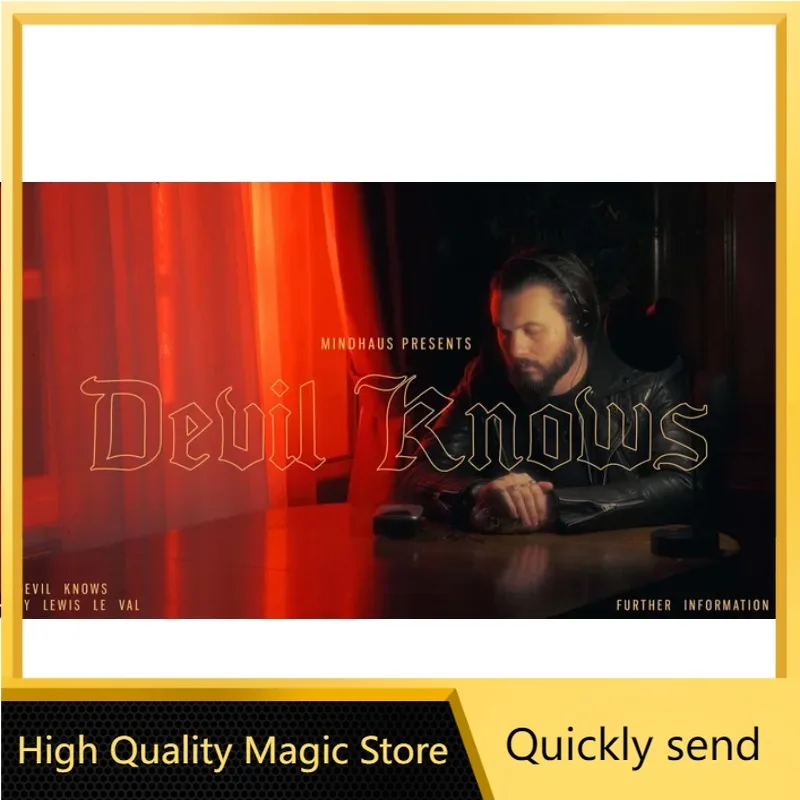 

Devil Knows от Lewis Le Val Волшебные трюки (Высококачественная загрузка магазина Magic Store)