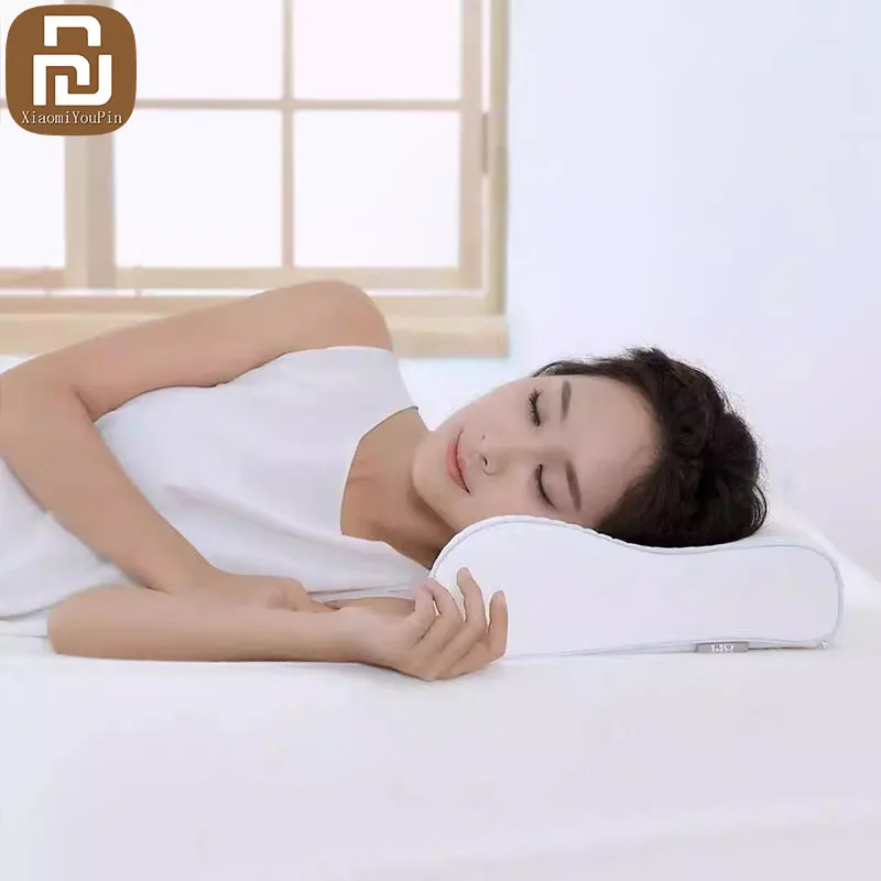 XiaomiYoupin 8H Smart Flexible Memory Cotton H1 Powerful Anti-bacteria Suctions Eliminates Mites Slow Re-bouncing Cool Pillow