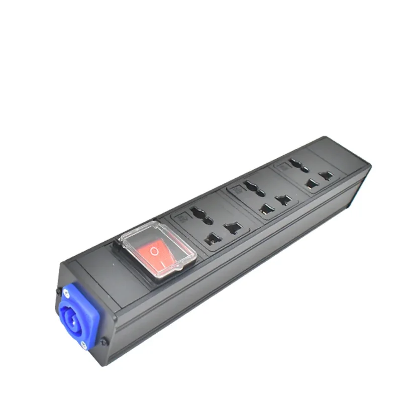 PDU power strip network cabinet 1-8AC aviation input/output port 10A universal socket with dual break switch wireless socket