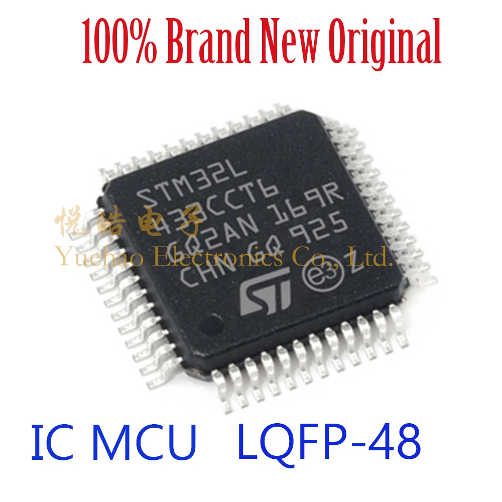 

100% Brand New Original STM32L433CCT6 STM STM32 STM32L STM32L433 STM32L433CC IC MCU LQFP-48