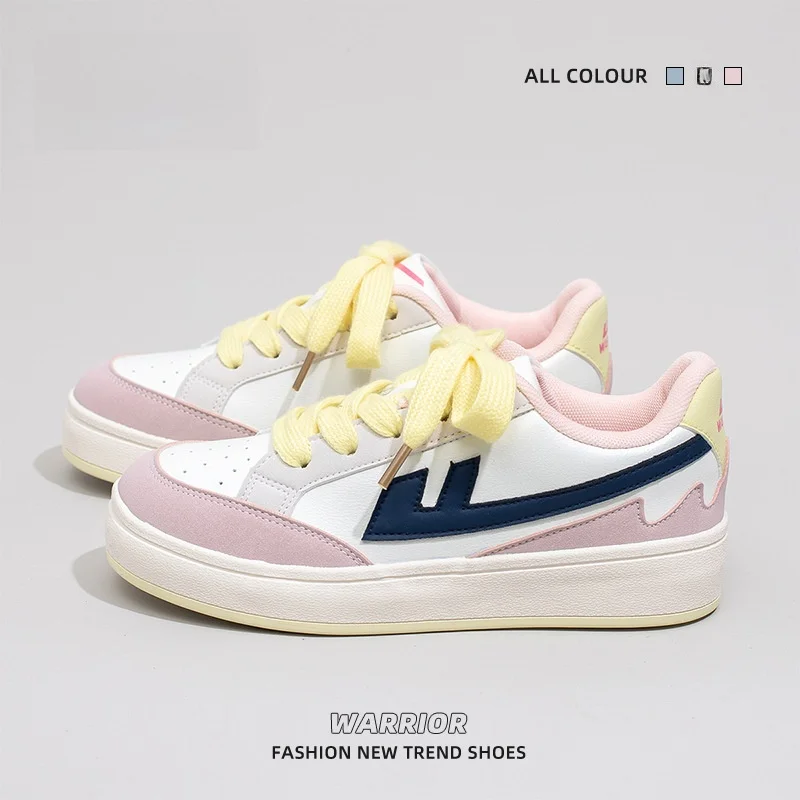 

Модные женские кеды из канваса на тонкой подошве, повседневные, весна 2026, с цветными блоками, низкий вырез, круглый носок, резиновая подошва