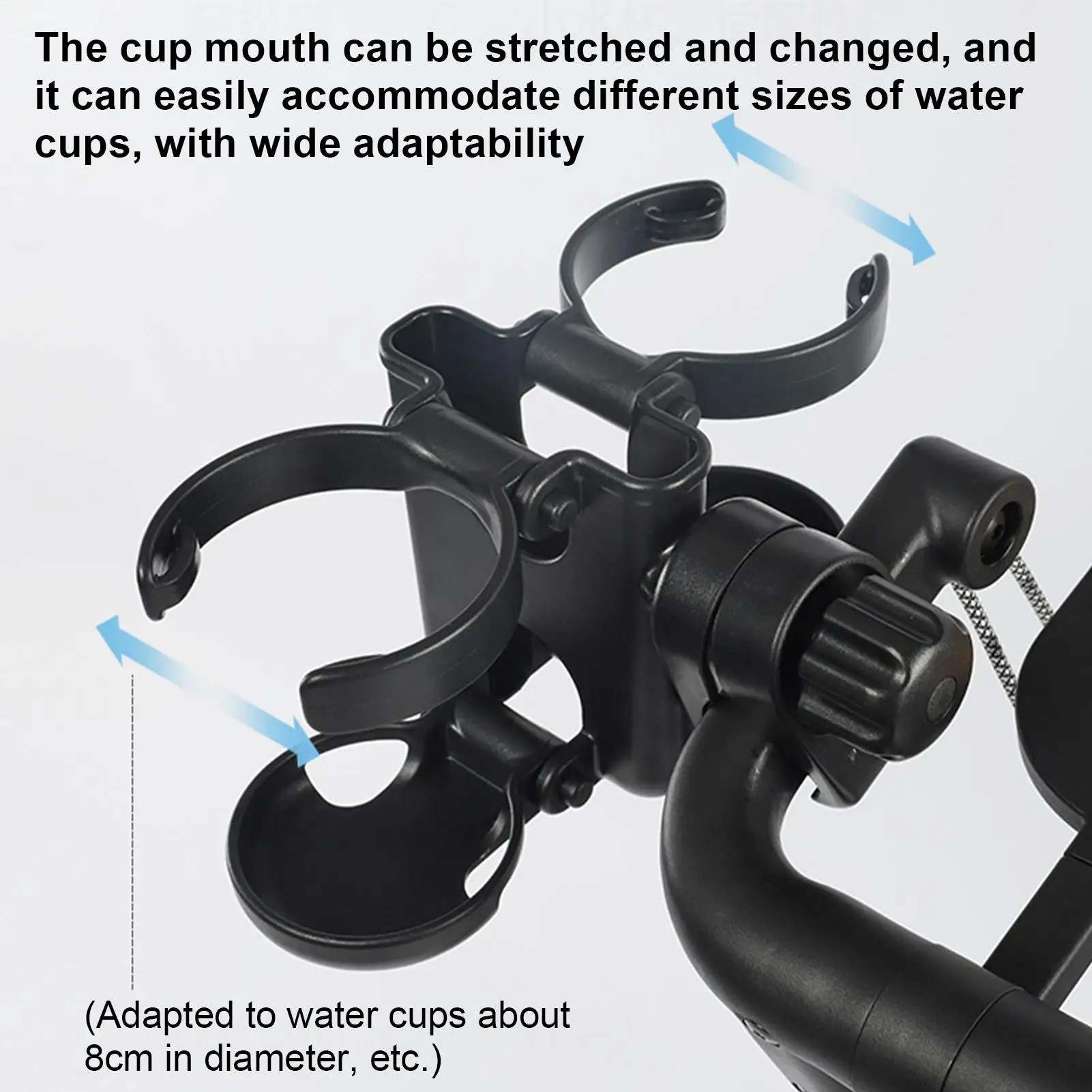 

Stroller Cup Holder Phone Support Milk Bottle Drink Cup Holder Conversion 2 Cups For Universal Pram Baby Stroller Accessories