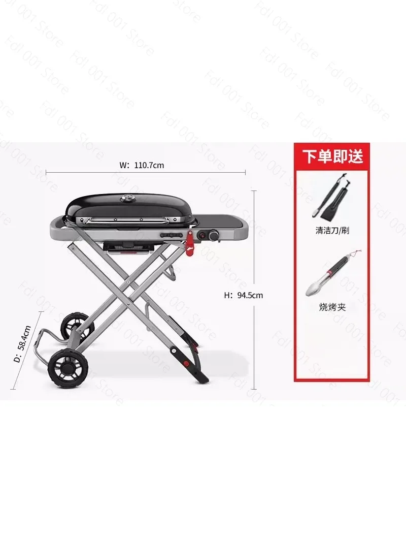 2026 Portable Foldable Camping Grill Outdoor Patio Barbecue Cooking Stove