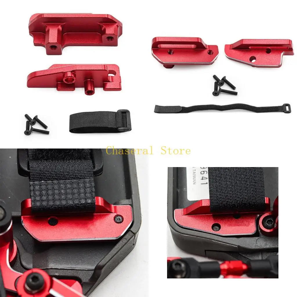 E7CE High Quality Red Alloy Battery Mount Designed For 1/10 4TEC Drift Providing Secure Fit And Improved Handling