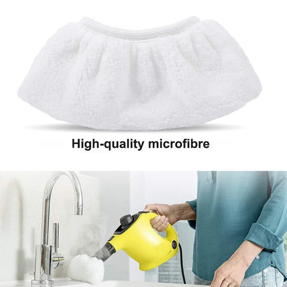 مجموعة قماش بديلة من الألياف الدقيقة لتنظيف البخار - 12 × غطاء بديل لأدوات التنظيف قطع غيار الأجهزة المنزلية #3