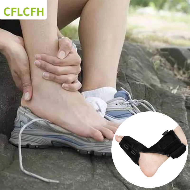 

Plantar Fasciitis Night Splint Foot Drop Orthotic Brace Ankle Correction Adjustable Rotary Knob Support Splints Bunion Corrector